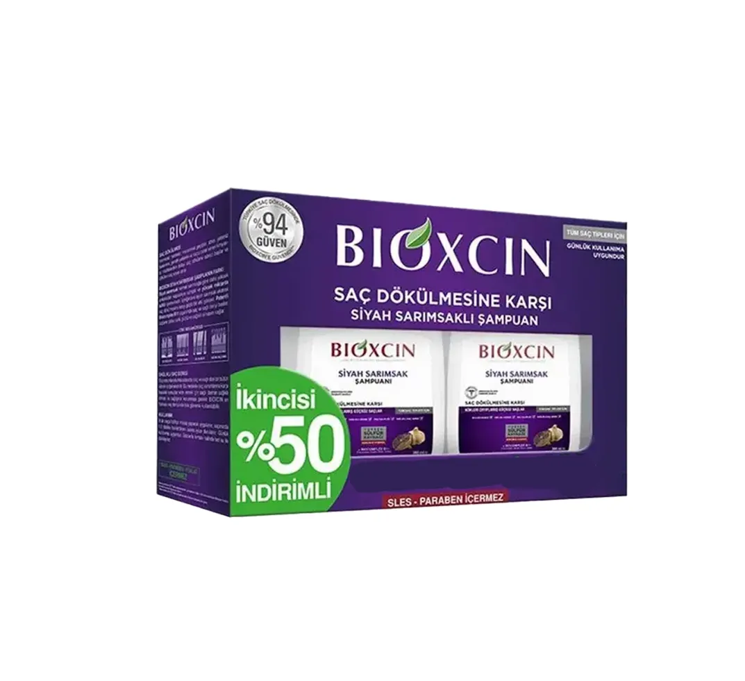 شامپو ضد ریزش سیر سیاه بیوکسین دوقلو، تقویت کننده مو و ضد ریزش، فرمول BIOCOMPLEX B11