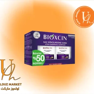 شامپو ضد ریزش و تقویت کننده سیر سیاه بیوکسین (Bioxcin Black Garlic) دوقلو (2×300 میل)